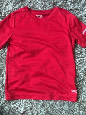 Athletic Works Red Short-Sleeve Active Tee & Shorts Set for Kids